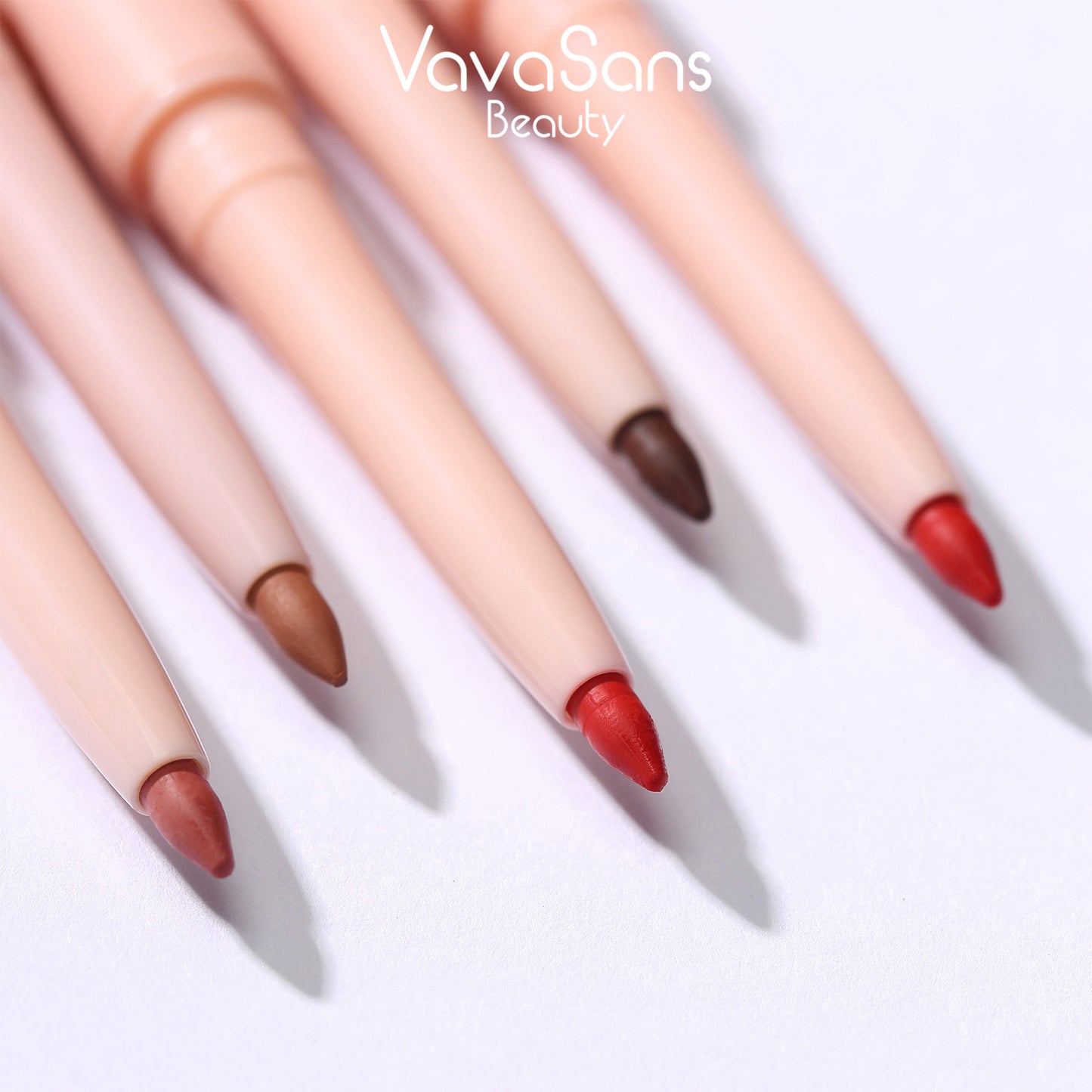 RETRACTABLE DUAL ENDED LIP LINER RED/PINK