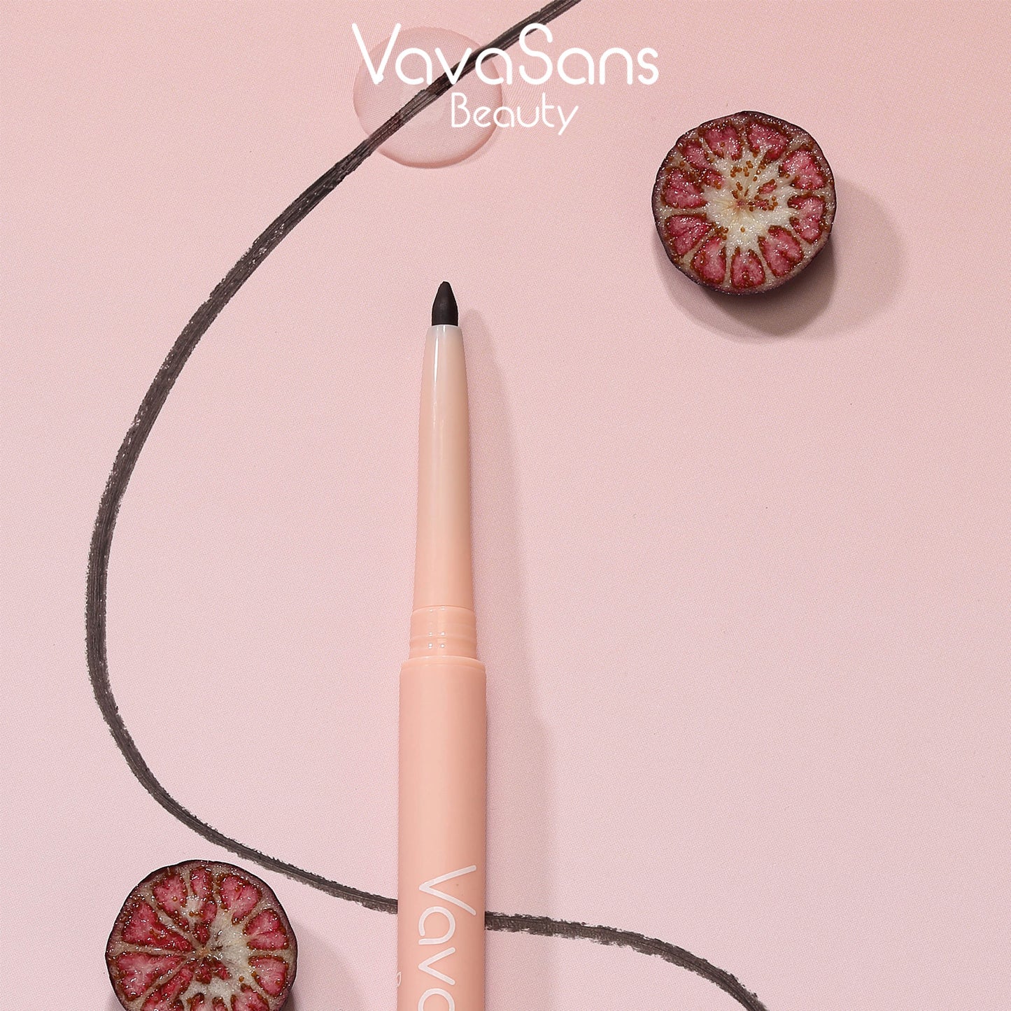 RETRACTABLE GEL EYELINER PENCIL BLACK/SILVER